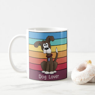 Mug café Amoureux des chiens festif