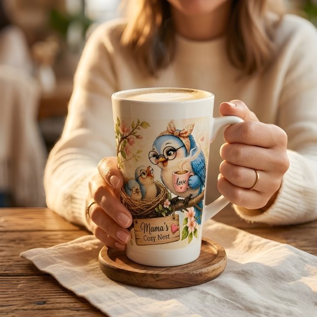 Mug Café au Lait Mama Bird (Créateur téléchargé)