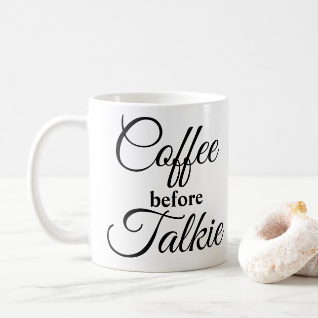 Mug Café avant film parlant (Avec donut)
