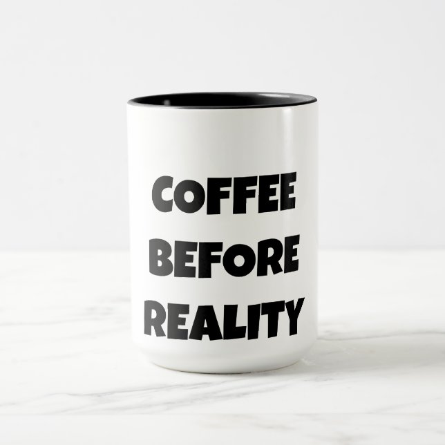 Mug Café avant réalité (Centre)