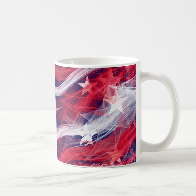 Mug Café avec design patriotique (Droite)