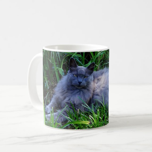 Mug Café avec Photo de Votre Chat (Devant gauche)