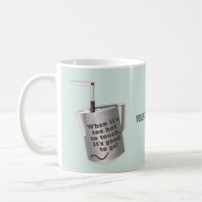 Mug Café Barista cuillère à chauffer le lait (Gauche)