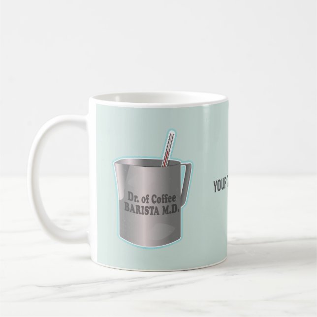 Mug Café Barista faisant drôle docteur (Gauche)