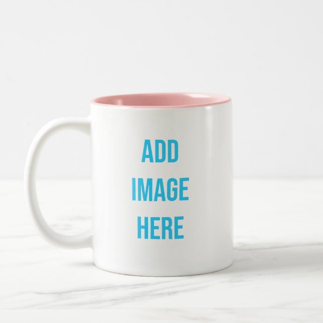 MUG CAFE bicolore PERSONNALISE (Gauche)