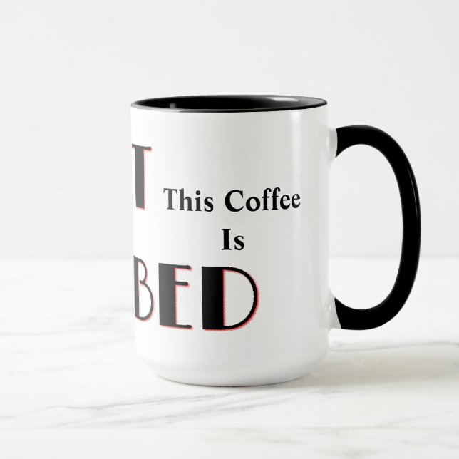 MUG CAFÉ BOMBÉ DE GRAISSE (Droite)