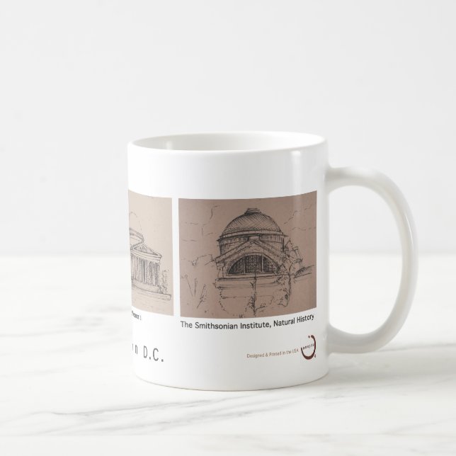 Mug Café/Bouillie de thé Washington D.C. Souvenir/Cade (Droite)