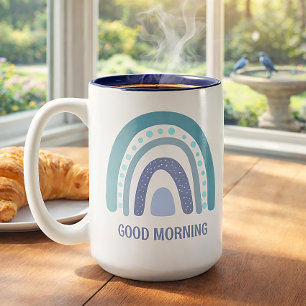 Mug Café Cadeau Arc-en-Ciel Bohème Mignon Vibes Po