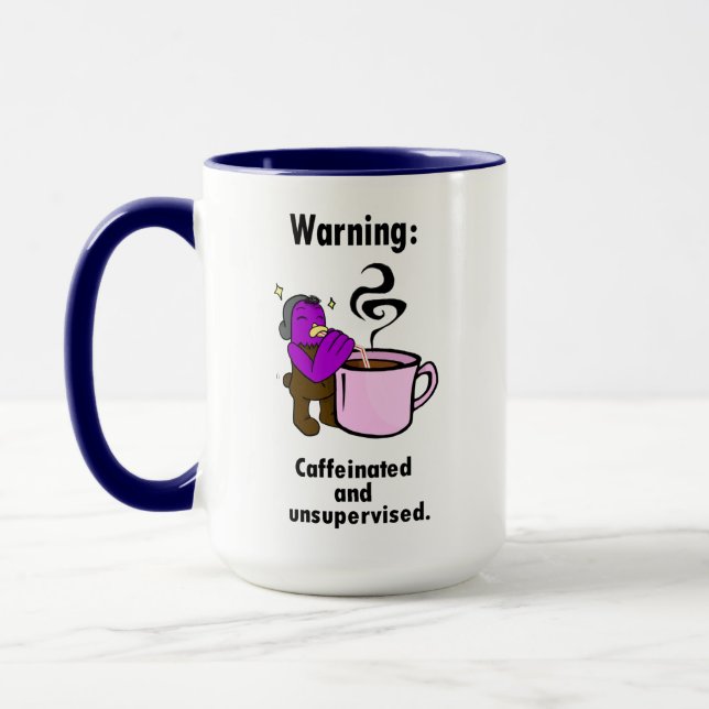 Mug café caféiné et non supervisé (Gauche)