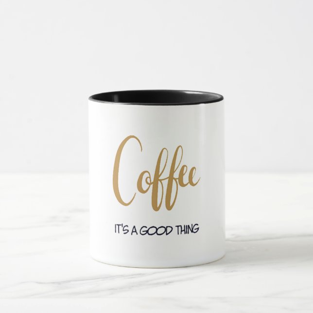 Mug Café c'est un bon truc élégant (Centre)