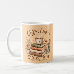 Mug Café, Chapitres et Pas de Bavardage Introverti Liv