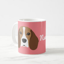 Mug café chien beagle