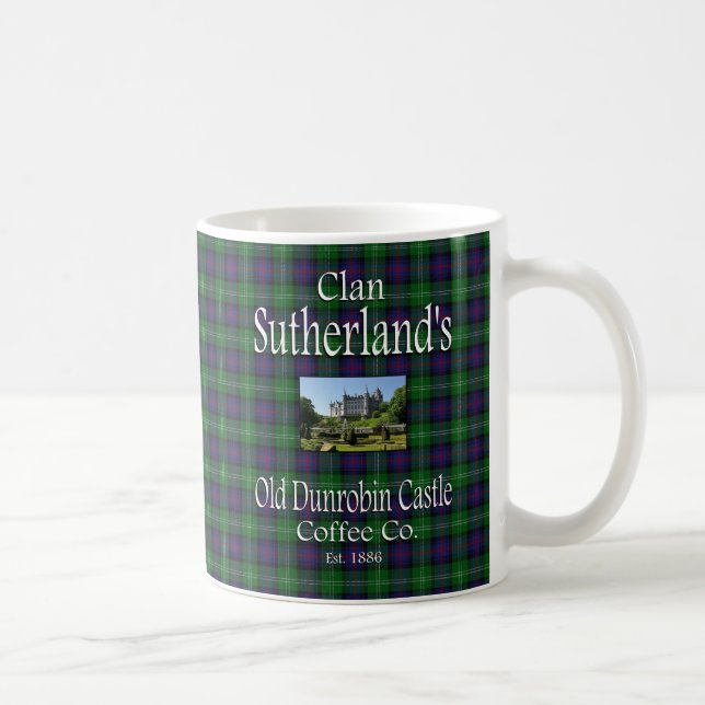 Mug Café Cie. de château de Dunrobin de Sutherland de (Droite)