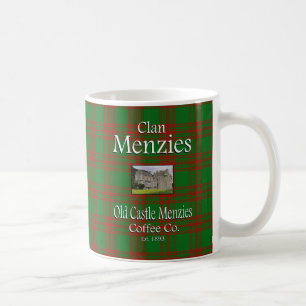 Mug Café Cie. de Menzies de château de Menzies de clan