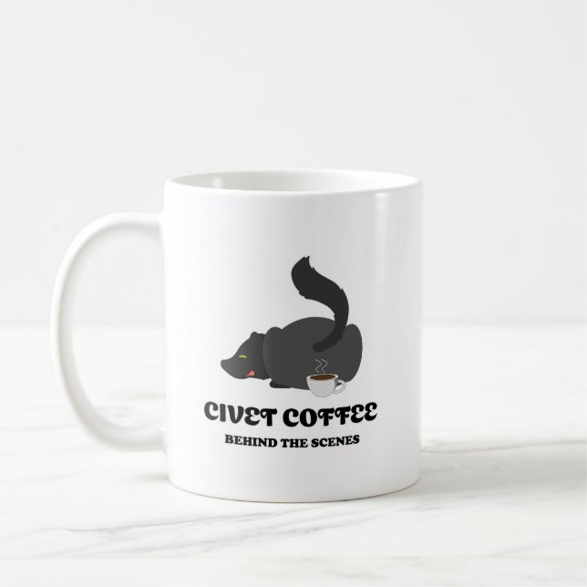 Mug Café Civet Derrière Les Scènes (Gauche)