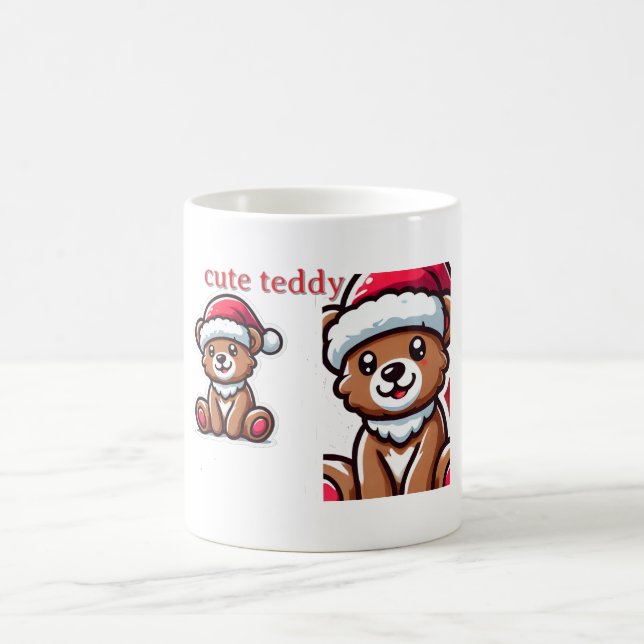 Mug Café classique en tèdre de Noël mignon (Centre)