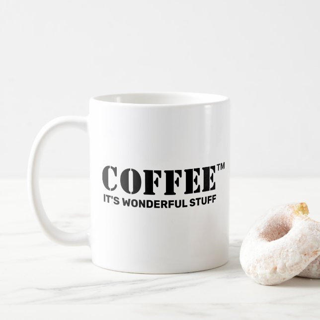 Mug café™ (Customisez-le!) (Avec donut)
