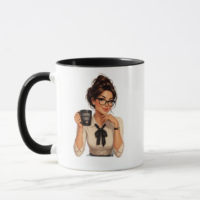 Mug Café d'abord (Gauche)