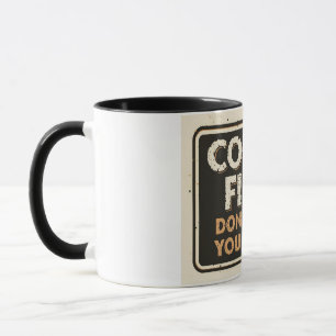 Mug Café d'abord Ne tente pas ta chance – Drôle Sarcas
