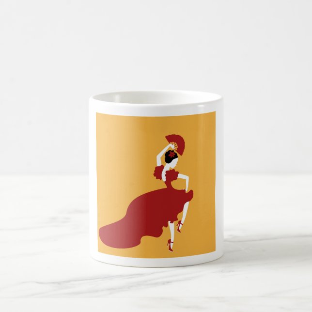 Mug café danseuse flamenco (Centre)