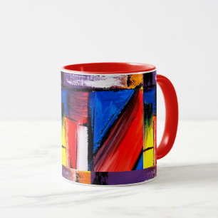 Mug café d'art moderne