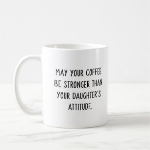 Mug café d'attitude de la fille (fille bleue)