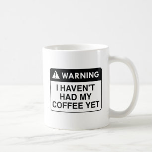 Mug Café d'avertissement