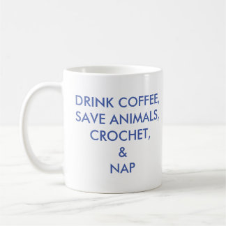 Mug Café de boissons, animaux d'économies, crochet, et