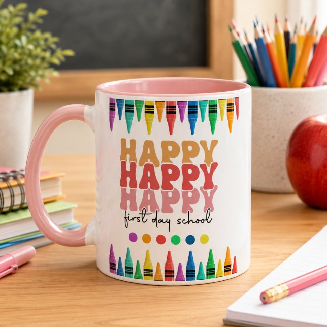 Mug Café de Bonne Rentrée Scolaire (Happy First Day of School Coffee Mug)