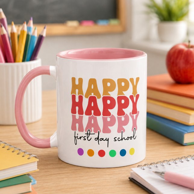 Mug Café de Bonne Rentrée Scolaire (Happy First Day of School Coffee Mug)