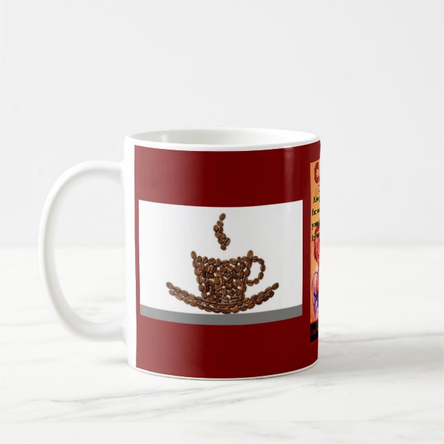 Mug "Café de camping vintage" (Gauche)