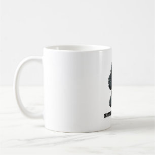 Mug Café de caniche noir rien que noir