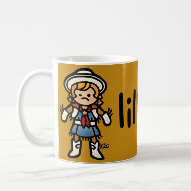 Mug café de chariot de mandrin (Gauche)