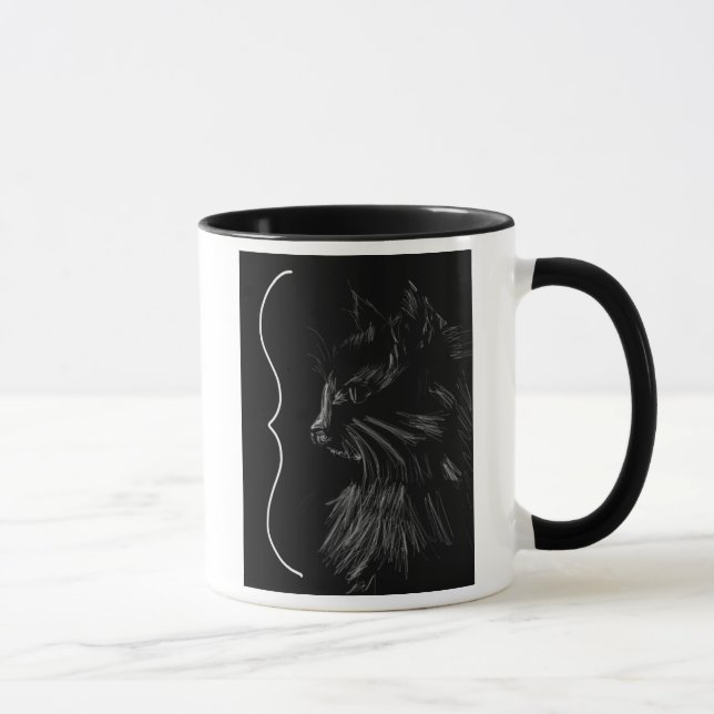 Mug Café de chat noir (Droite)