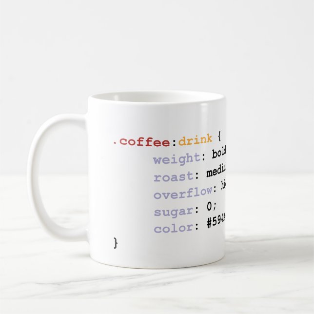Mug Café de CSS (Gauche)