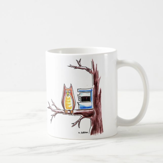 MUG CAFÉ DE HIBOU (Droite)
