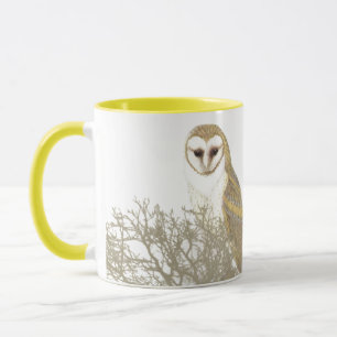 Mug Café de hibou peint vintage