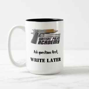 Mug café de l'Académie de police des écrivains