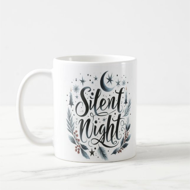 Mug café de Noël Silencieux (Gauche)