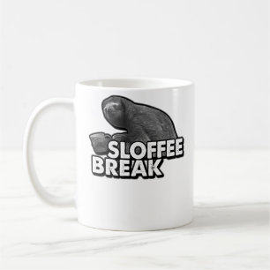 Mug Café de paresse de coupure de Slofee pour les