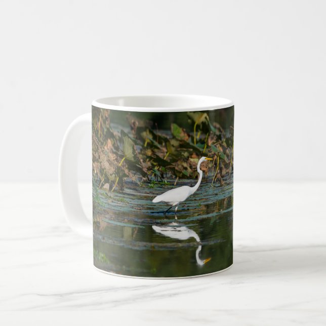 Mug café de réflexion de l'Aiguille blanche (Devant gauche)