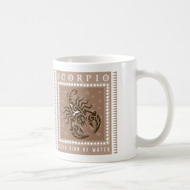 Mug Café de Scorpion de zodiaque (Droite)