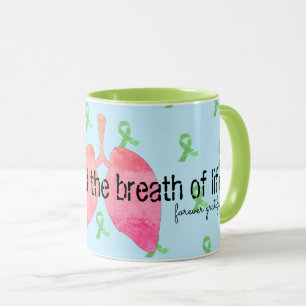 Mug Café de transplantation pulmonaire pour respirer 