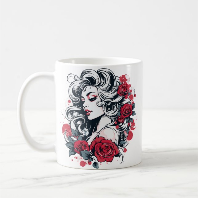 Mug café design unique (Gauche)