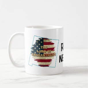 Mug café d'état Nouveau-Mexique personnalisé