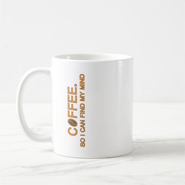 Mug Café. Donc je peux trouver mon esprit — slogan hum (Gauche)