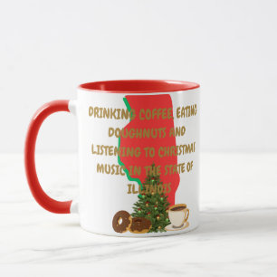 Mug Café, Donuts et Musique de Noël dans l'Illinois