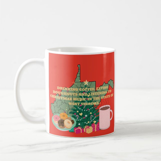 Mug Café, Donuts, Musique de Noël en Virginie-Occident (Gauche)