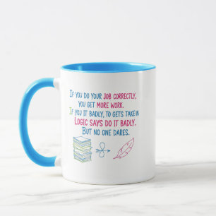 Mug Café drôle de la logique du lieu de travail