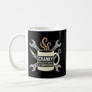 Mug Café drôle Mécanicien Moteur grincheux Vilebrequin